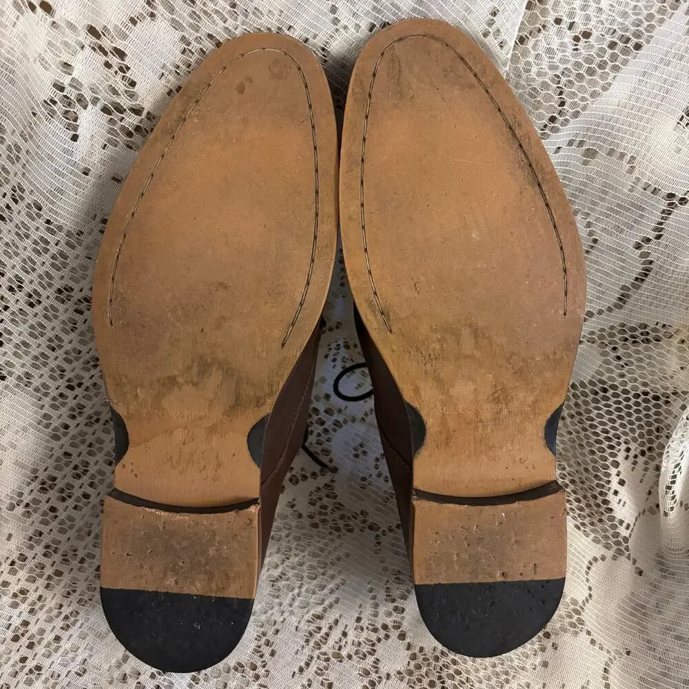Banana Republic Men's US 12 M Brown Leather Oxford Shoes
